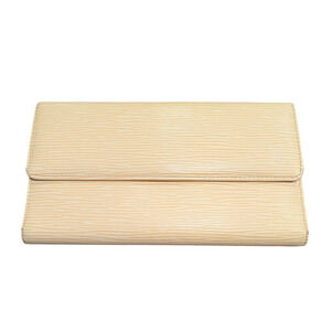 Rare Vanilla Cream Louis Vuitton Epi International Wallet or Crossbody